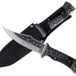 Fiksuota geležte medžioklinis peilis