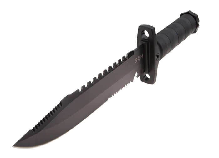 Fiksuota Geležte Taktinis BSH Peilis Saw - Image 9