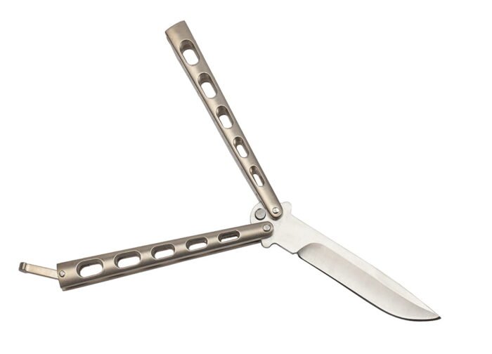 Balisong Peilis Silver - Image 6