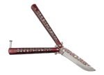 Balisong peilis full skull RED - Image 3
