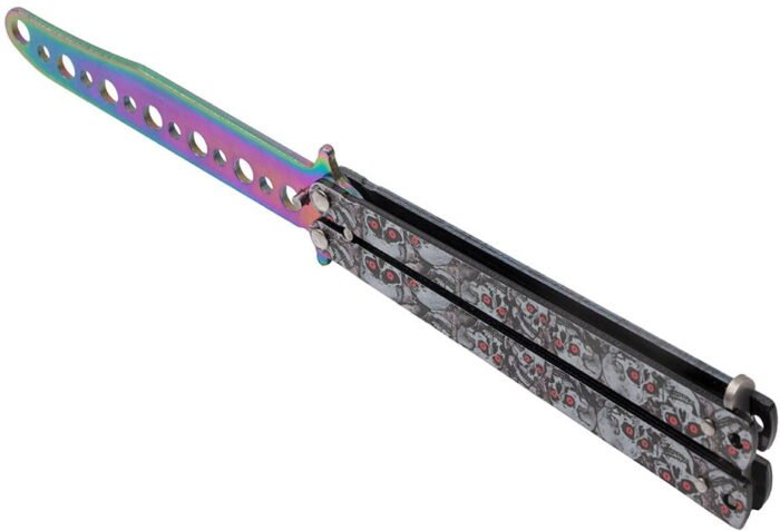 Treniruočių peilis balisong skull - Image 3