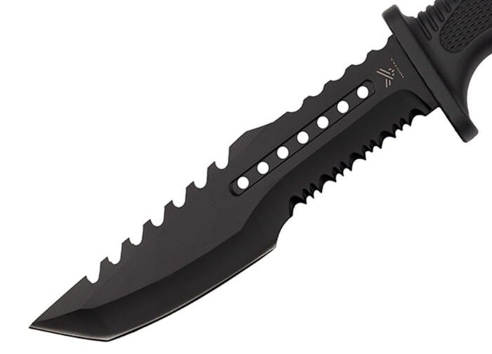 Militariškas Fiksuota Geležte Hastaa Peilis Su Titnagų - Image 3