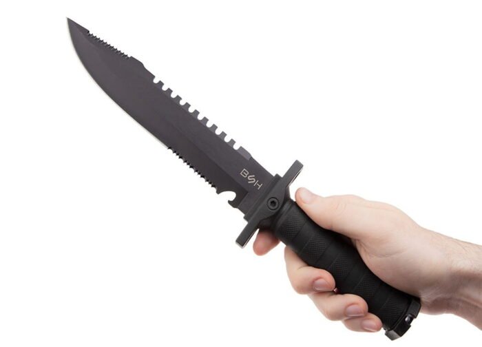 Fiksuota Geležte Taktinis BSH Peilis Saw - Image 3