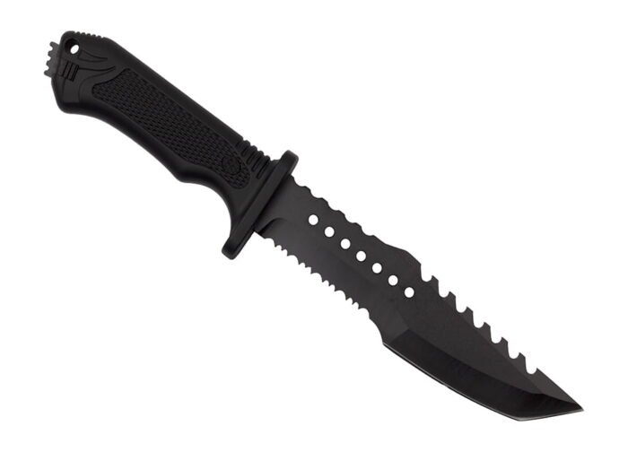 Militariškas Fiksuota Geležte Hastaa Peilis Su Titnagų - Image 4