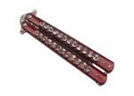 Balisong peilis full skull RED - Image 4