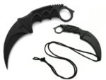 Fiksuota geležte karambit juodas - Image 2