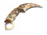 Didelis Fiksuota Geležte Karambit Forest