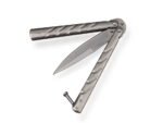 Silver Balisong Peilis - Image 7