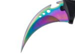 Didelis Fiksuota Geležte Karambit Rainbow - Image 9