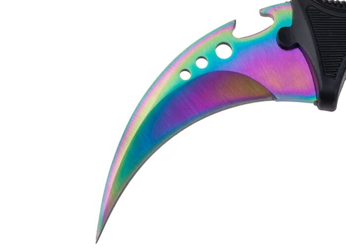 Didelis Fiksuota Geležte Karambit Rainbow - Image 9