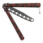 Treniruočių Peilis Balisong Red Skull