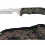 Fiksuota geležte grybautojo peilis