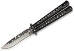 Balisong peilis Full Skull BLACK - Image 8