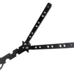 Treniruočių peilis balisong butelių atidarytuvas