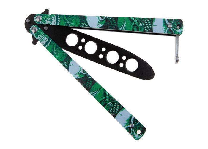 Treniruočių peilis GREEN SKULL - Image 5