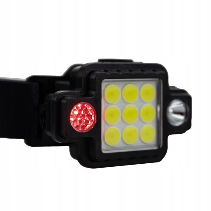 Žibintuvėlis ant galvos LED 2in1 - Image 2