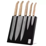 Laguiole ąžuolo medžio peilių rinkinys su magnetiniu bloku - Image 2