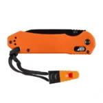 Ganzo G7453-OR-WS sulankstomas peilis su švilpuku - Image 4