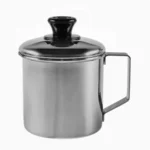 Zebra Tailand 10 cm plieninis puodelis su dangteliu