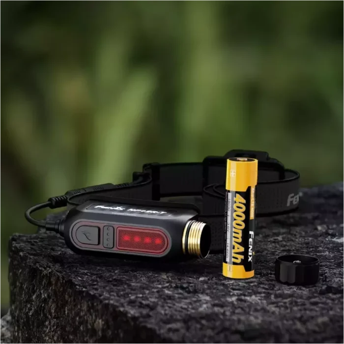 Fenix HP12R-T priekinis žibintas juodas - Image 3