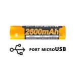 Fenix USB akumuliatorius ARB-L18U (18650 2600 mAh 3,6 V)