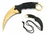 Karambit peilis Golden Tiger - Image 2