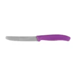 Virtuvinis peilis Victorinox Swiss Classic 6.7835.C1 dantytas, violetinis