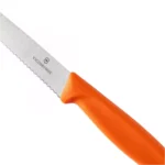 Victorinox Swiss Classic 6.7239.C1 danty, oranžinis peilis kepsniams ir picai - Image 4