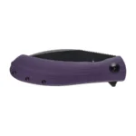 Sulankstomas peilis Trollsky Knives Mandu XL MT022-XL Liner Lock Black 14C28N Purple G10 - Image 4