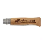 Sulankstomas peilis Opinel 8 inox Animal serija – briedis - Image 4