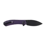 Sulankstomas peilis Trollsky Knives Mandu XL MT022-XL Liner Lock Black 14C28N Purple G10 - Image 2
