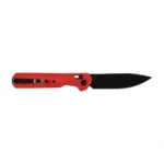 Sulankstomas peilis KNIVESPL The First Sandvik 14C28N, raudonas G10, juoda PVD danga - Image 2