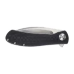 Sulankstomas peilis Trollsky Knives Mandu EVO MTE013 Liner Lock Satin MagnaCut Black CarbonTex G10 - Image 4
