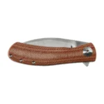 Sulankstomas peilis Trollsky Knives Mandu EVO MTE007 Liner Lock Satin 14C28N, ruda Micarta - Image 4