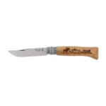 Sulankstomas peilis Opinel 8 inox Animal serija – briedis