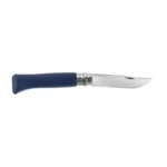 Sulankstomas peilis Opinel Colorama 08 inox skroblas tamsiai mėlynas lizdinėje pakuotėje - Image 2
