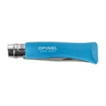 Sulankstomas peilis Opinel Colorama 07 inox skrobalas žydras lizdinėje pakuotėje - Image 4