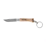 Sulankstomas peilis Opinel Colorama 04 raktų pakabukas inox naturalis