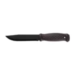 Peilis Morakniv Garberg Grand BB LS, anglinis plienas, rudas su odiniu dėklu