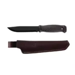 Peilis Morakniv Garberg Grand BB LS, anglinis plienas, rudas su odiniu dėklu - Image 4