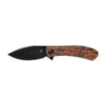 Sulankstomas peilis Trollsky Knives Mandu EVO MTE012 Liner Lock Black Stonewashed 14C28N Orange Turtle G10