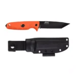 Eka Nordic T12 peilis su fiksuota geležte, oranžinis - Image 4
