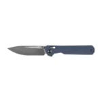 Sulankstomas peilis KNIVESPL The First Sandvik 14C28N, mėlynas G10, Stonewashed/Satin