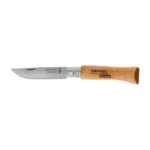 Sulankstomas peilis Opinel 4 Carbon, buko medienos rankena
