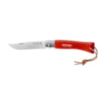 Sulankstomas peilis Opinel Colorama 07 Inox, skroblas, oranžinis