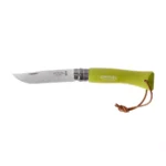 Sulankstomas peilis Opinel Colorama 07 inox laimo spalvos