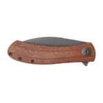Sulankstomas peilis Trollsky Knives Mandu rudas/plieniniais ašmenimis Micarta - Image 4