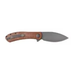 Sulankstomas peilis Trollsky Knives Mandu rudas/plieniniais ašmenimis Micarta - Image 2