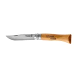 Sulankstomas peilis Opinel 6 Carbon buko medienos rankena