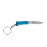 Sulankstomas peilis Opinel Colorama 02 raktų pakabukas inox skroblas mėlynas - Image 2
